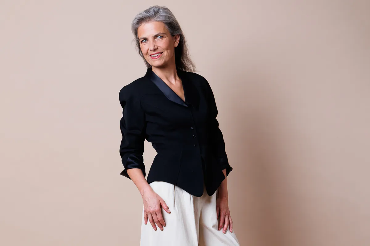 Une séance photode mannequin senior