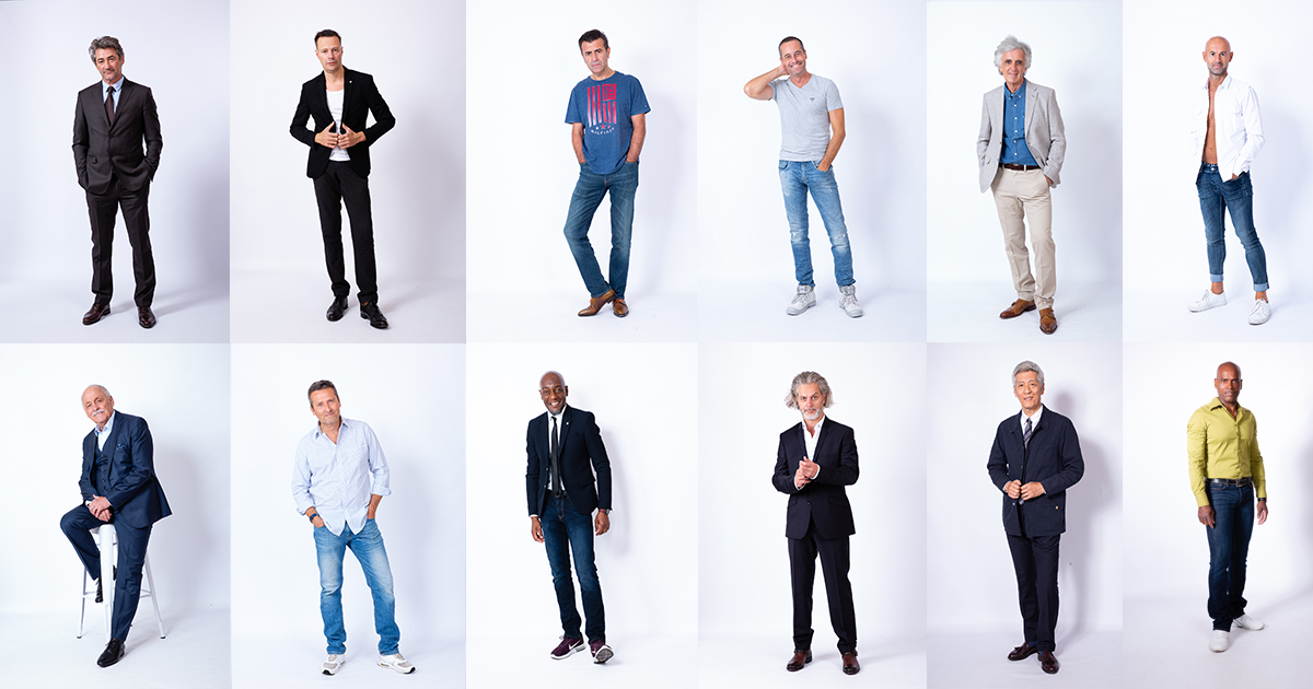 Photos de mannequins seniors hommes
