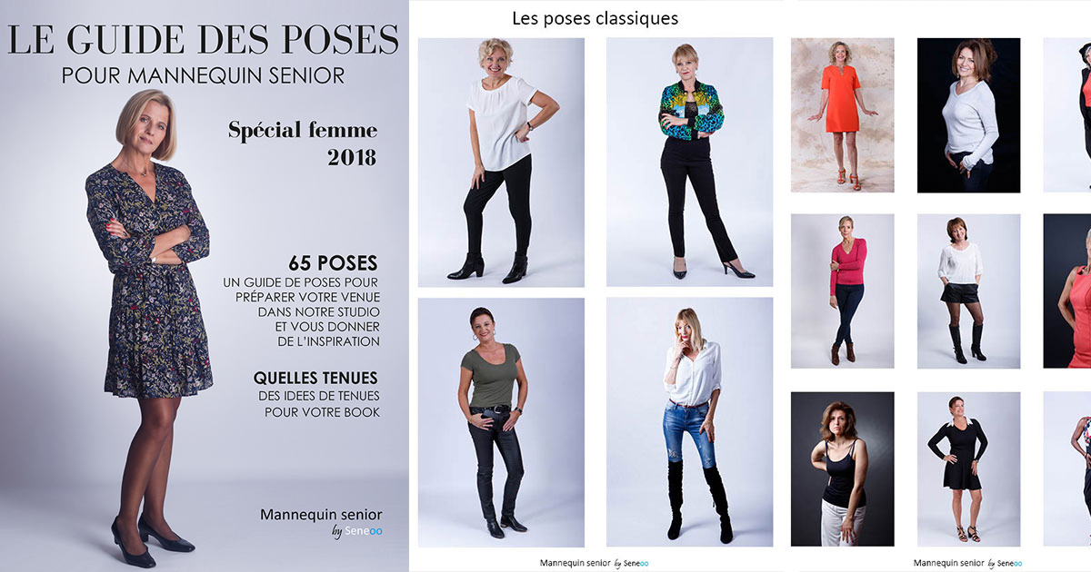 Apprendre à poser pour devenir mannequin senior